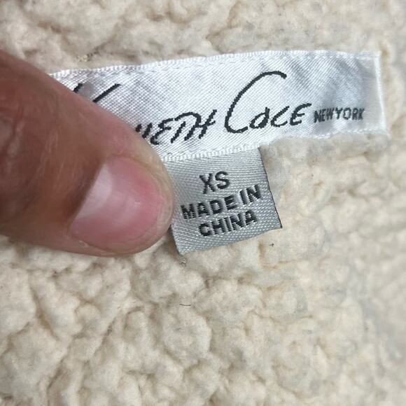 Kenneth Cole G-III Sherpa Lined Quilted Puffer Full Zip Mid Length Jacket W-01 - Picture 12 of 13